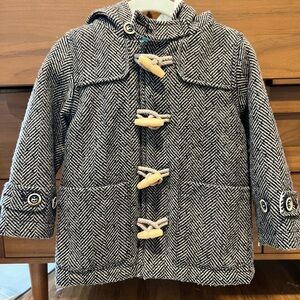 Zara Herringbone Coat